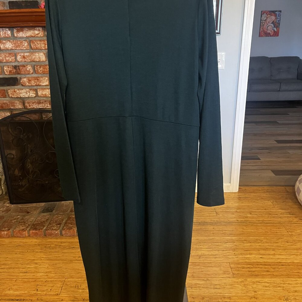 Vince Cinched-Waist Wool-Blend Long-Sleeve Dress MSRP $448 Size XL - Picture 4 of 4